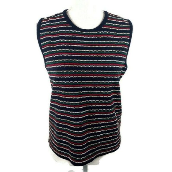 Vintage Karen Lessly Christmas Sweater Vest Small - Picture 1 of 14